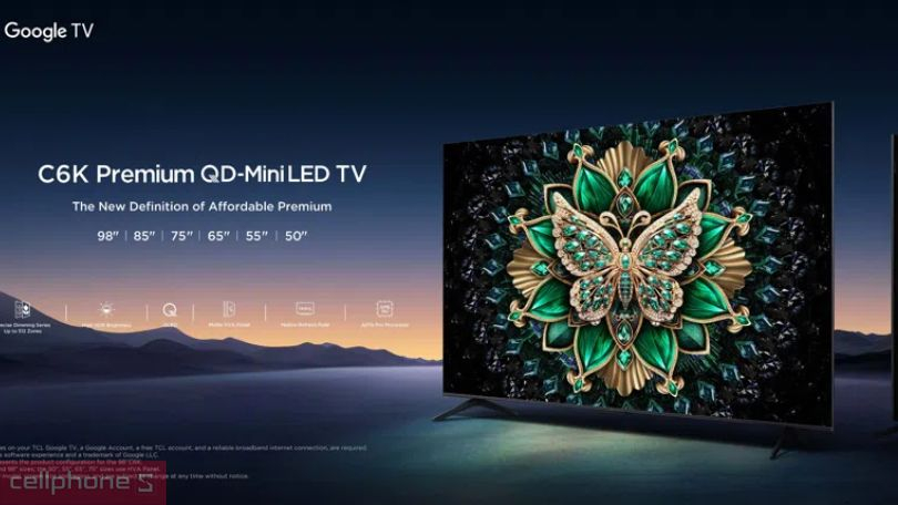 Google Tivi TCL C6K Premium QD-MiniLED