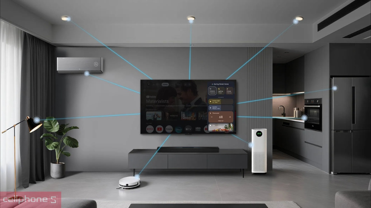 Kích thước Google Tivi TCL QD-Mini LED 4K 98 inch 2026 (98P8LS)