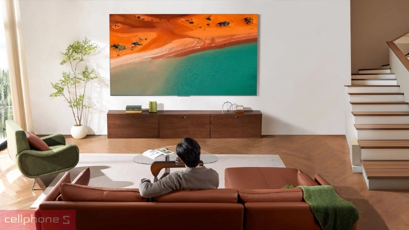 Google Tivi TCL QD Miniled 98C8K 4K 98 inch 2025 tương phản cao, thiết kế tinh tế
