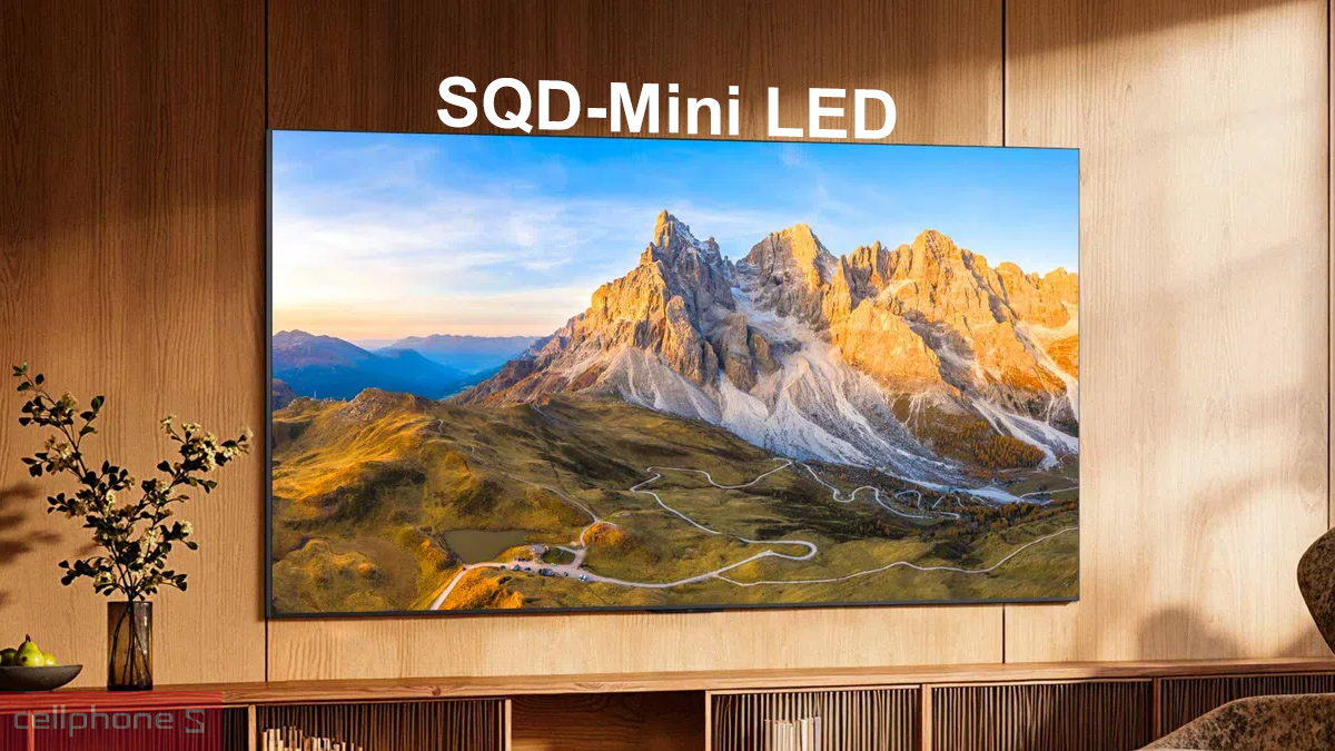 Công nghệ hiển thị Google tivi TCL SQD-Mini LED 4K 98 inch 2026 (98C8L)