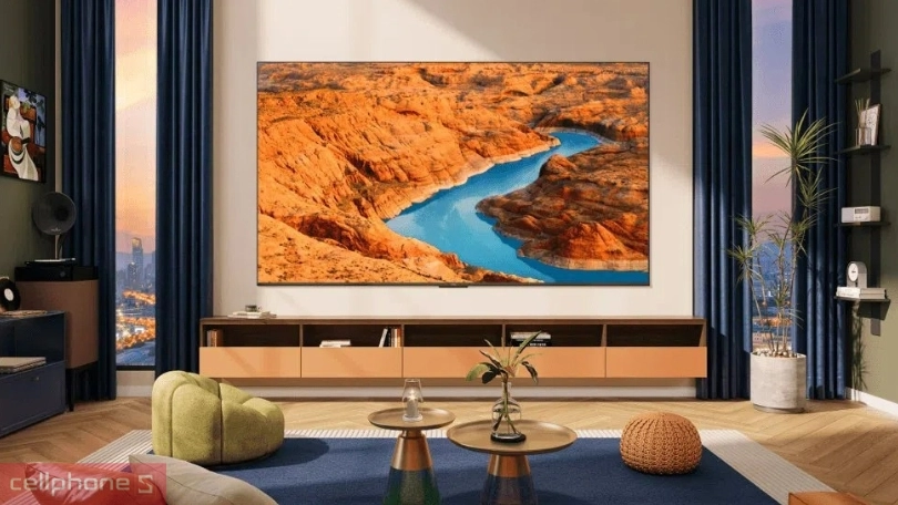 Thiết kế Google Tivi TCL QLED 98C655 4K 98 inch 2024