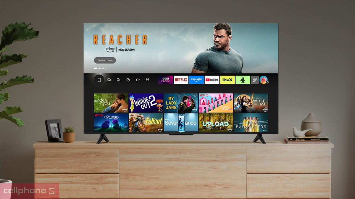 Tivi TCL tích hợp Google TV cùng kho ứng dụng giải trí đa dạng