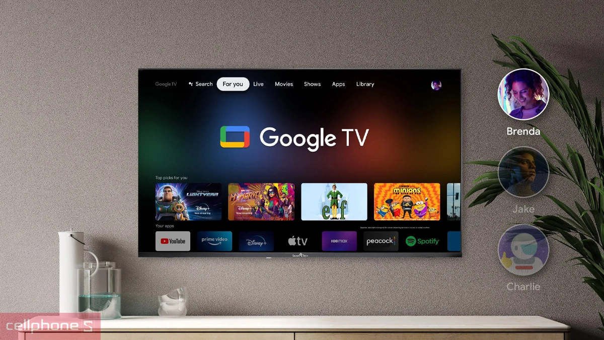 Google TV chạy trên nền tảng Android