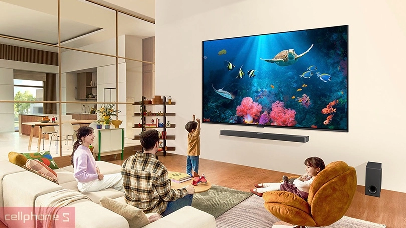 Thiết kế tivi 77 inch