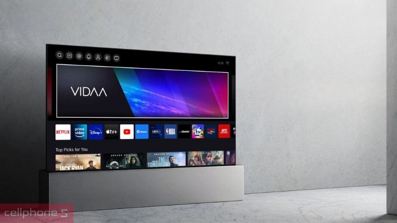 Thiết kế Tivi Toshiba OLED 4K 55 inch 55X9900LP