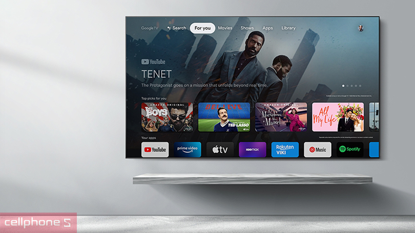 Trợ lý ảo, điều khiển qua app trên Google Tivi Toshiba 65C350LP 4K 65 inch