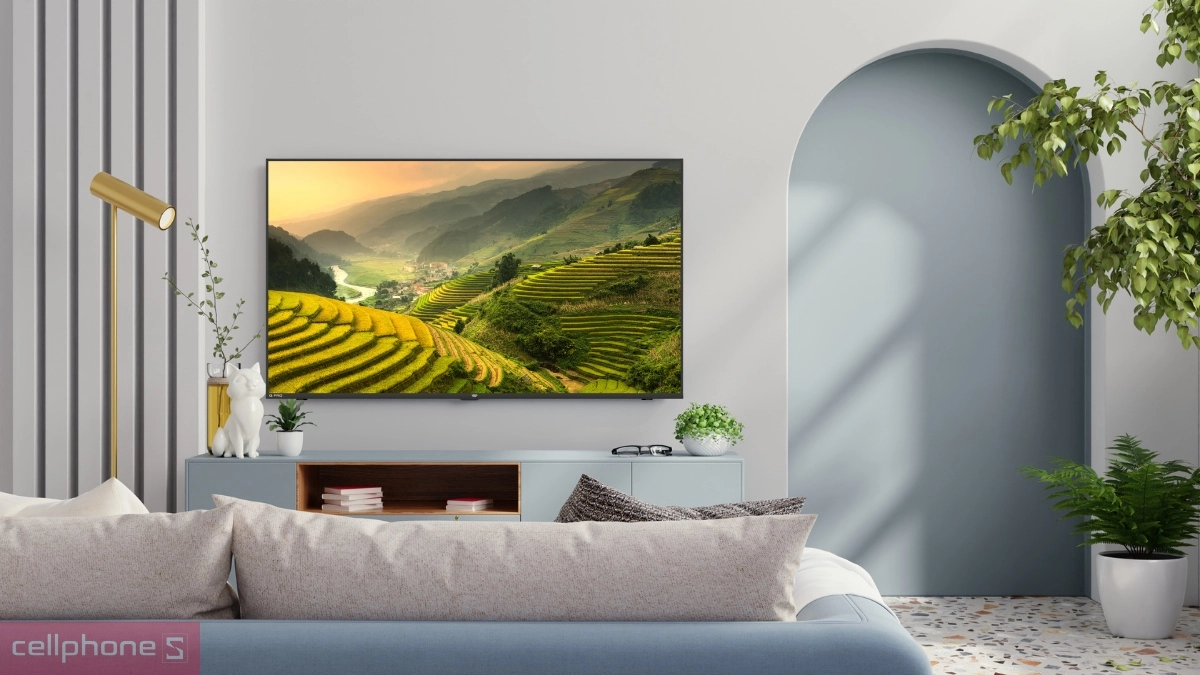 Tấm nền QLED 60Hz trên Smart Tivi VSP QLED UHD 4K 43 inch VUE43GSU01