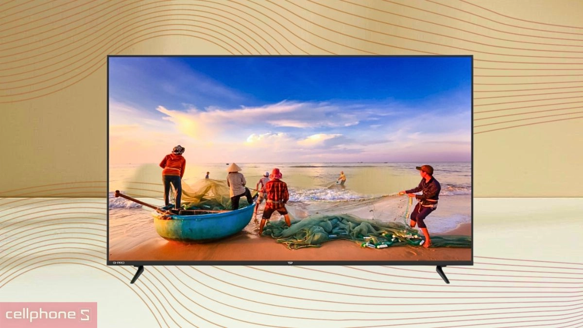 Công nghệ hiển thị Smart Tivi VSP QLED UHD 4K 55 inch VUE55GSU01