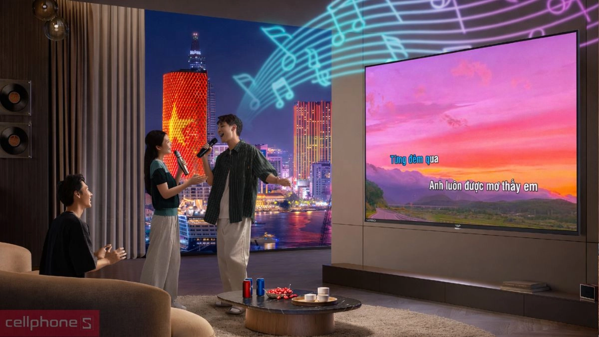 Công nghệ hỗ trợ ảo tương tác với Smart Tivi VSP QLED UHD 4K 55 inch VUE55GSU01