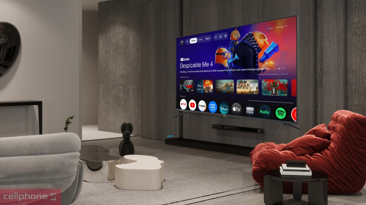 Tấm nền Smart Tivi VSP QLED UHD 4K 75 inch VUE75GQU01