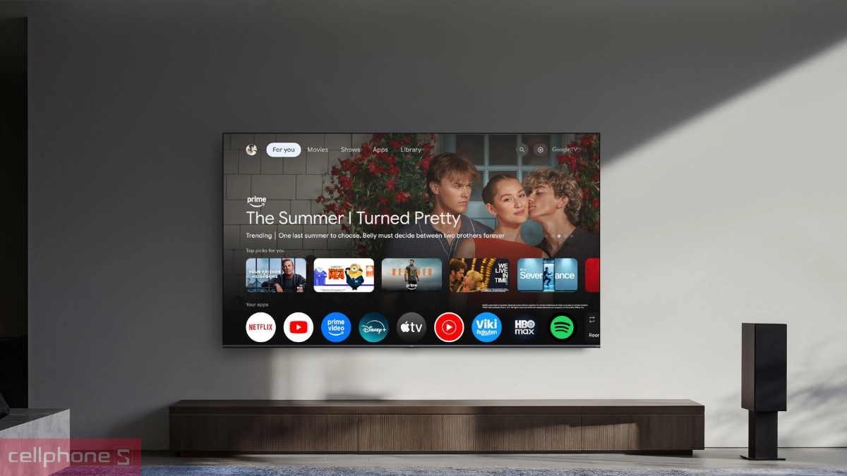 Google Tivi Xiaomi S Mini LED 4K 55 inch 2026 ứng dụng công nghệ QD-Mini LED