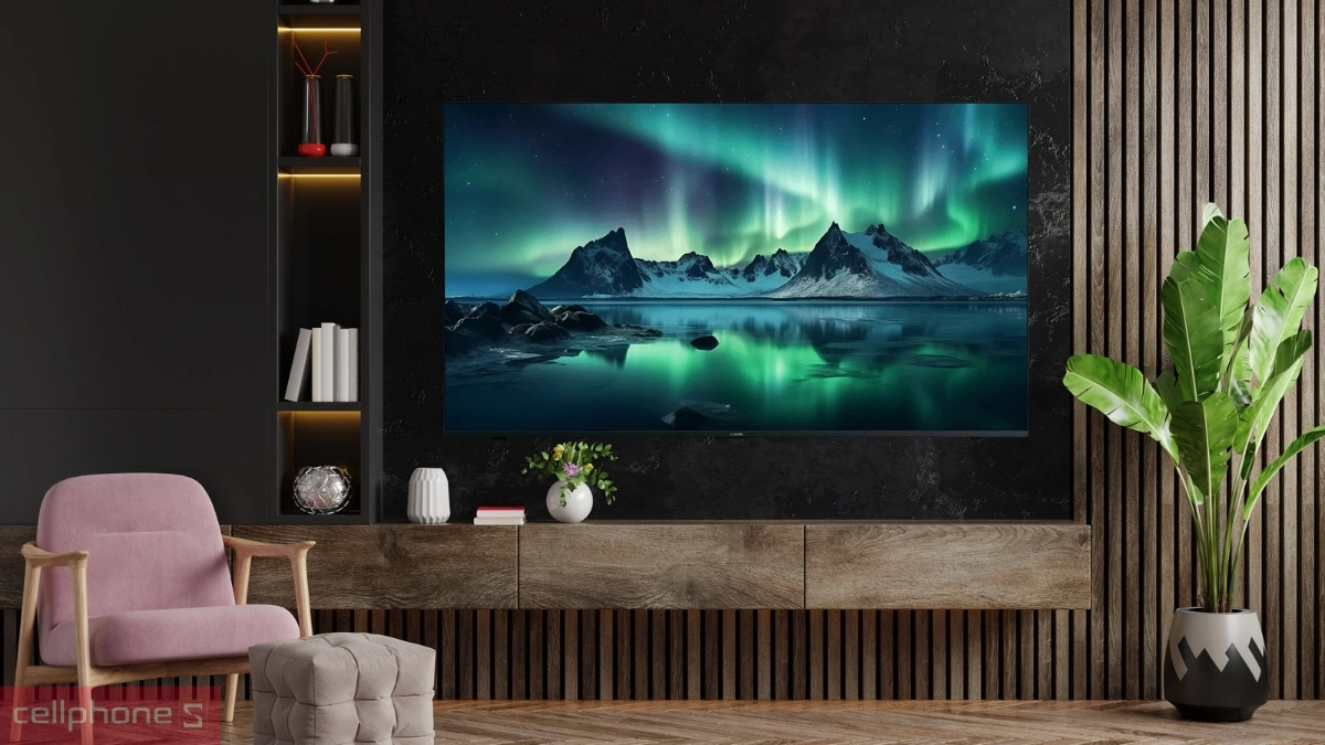 Thiết kế hiện đại, viền mỏng