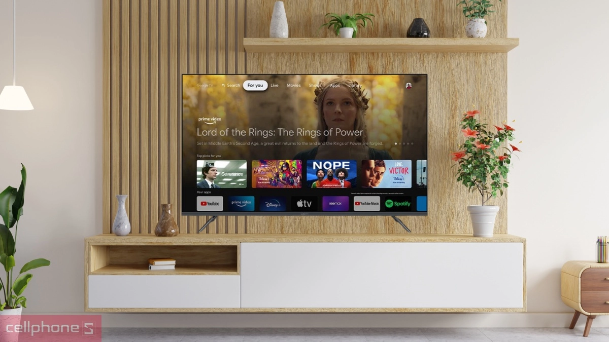 Tivi Xiaomi 55 inch sử dụng các hệ điều hành hiện đại 