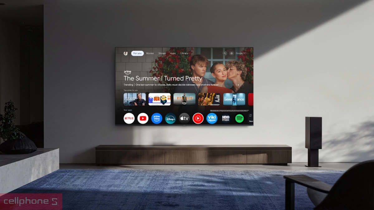 Hệ điều hành Google Tivi Xiaomi S Mini Led 4K 65 inch 2026