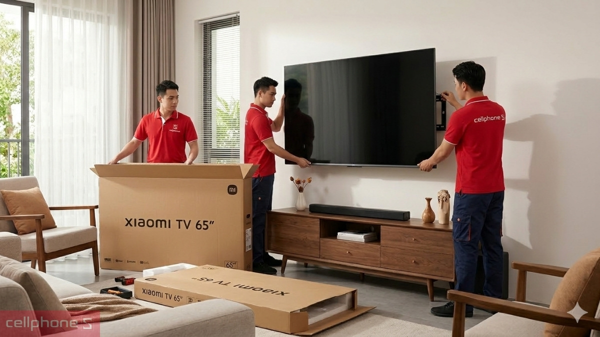 Khoảng cách và Vị trí đặt tivi