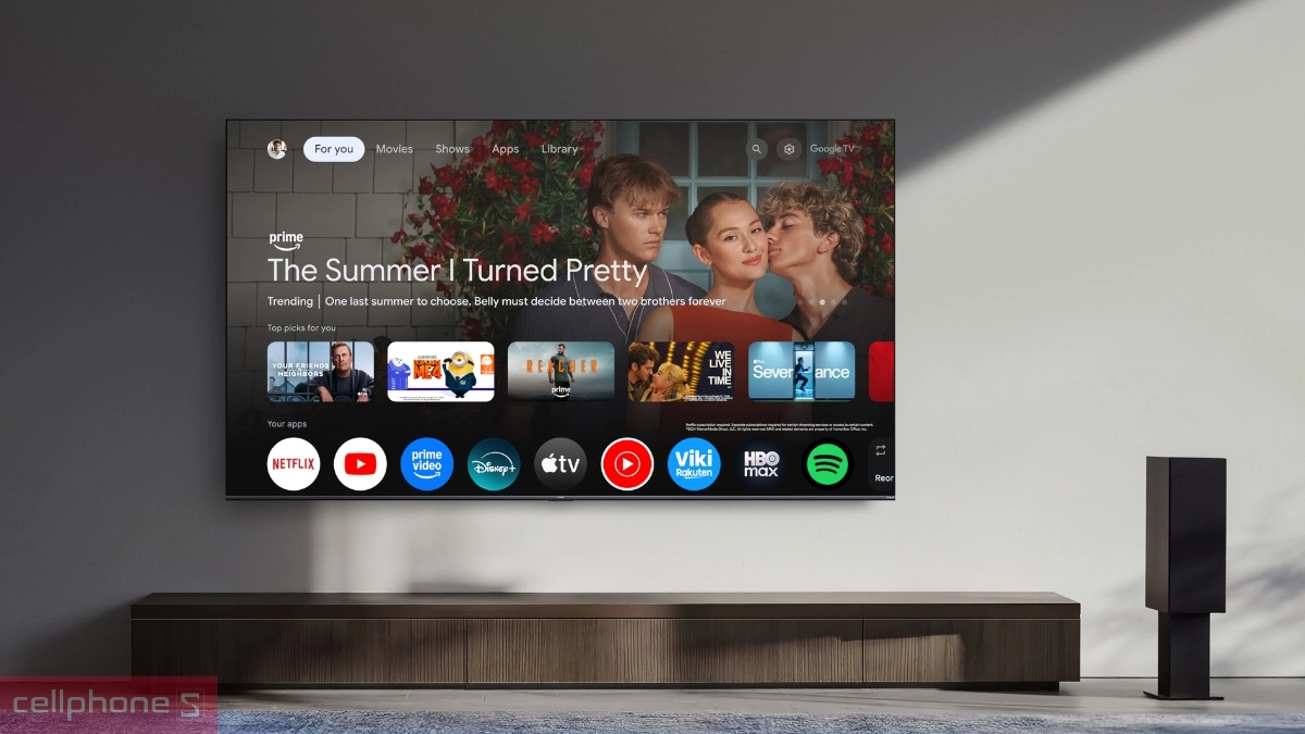 Google TV truy cập nhanh mọi nội dung giải trí