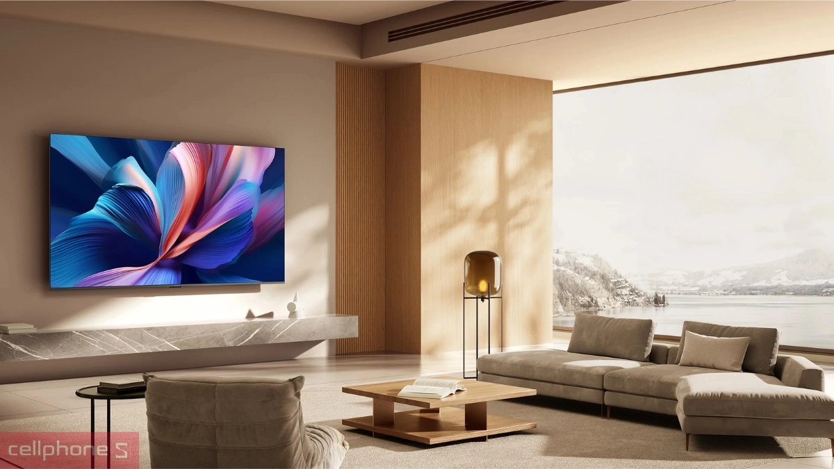 Tivi Xiaomi 65-75 inch cho không gian hiển thị rộng rãi như tấm nền rạp phim