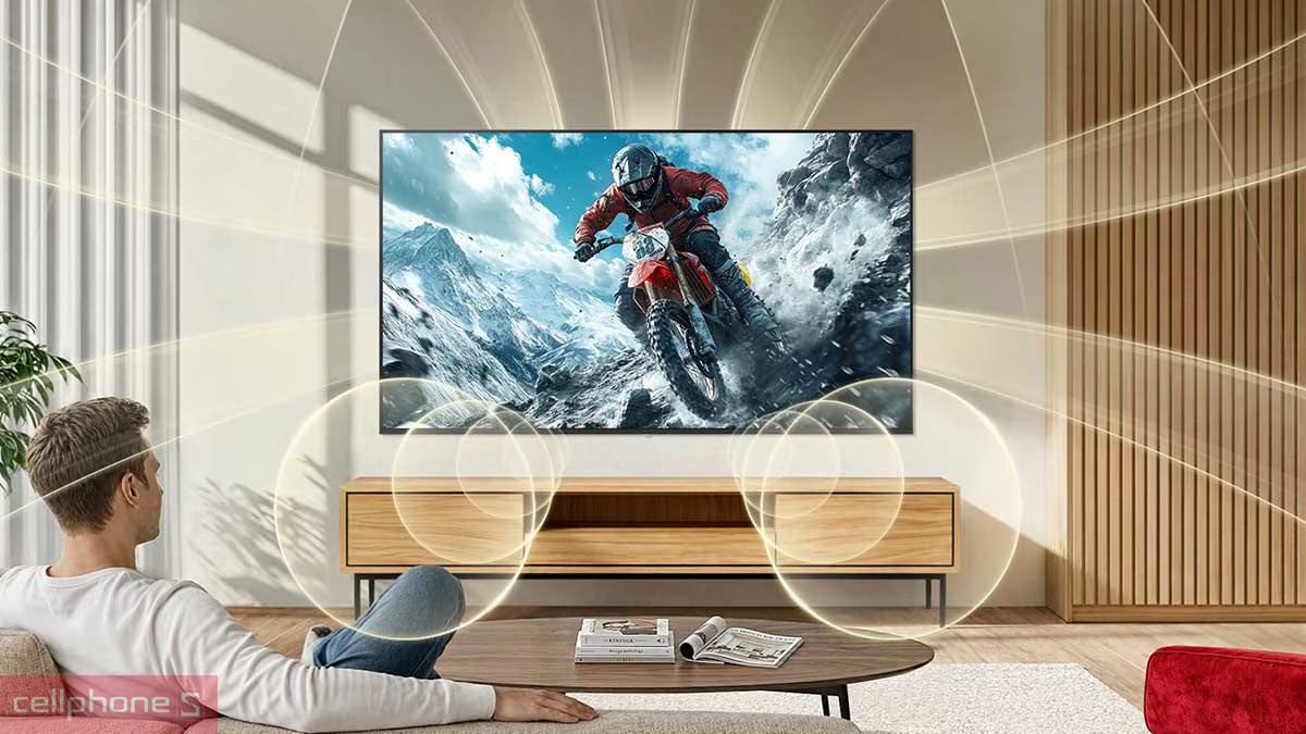 Âm thanh đa chiều trên Smart Tivi LG UHD 4K 85 inch (85NU805BPSB)