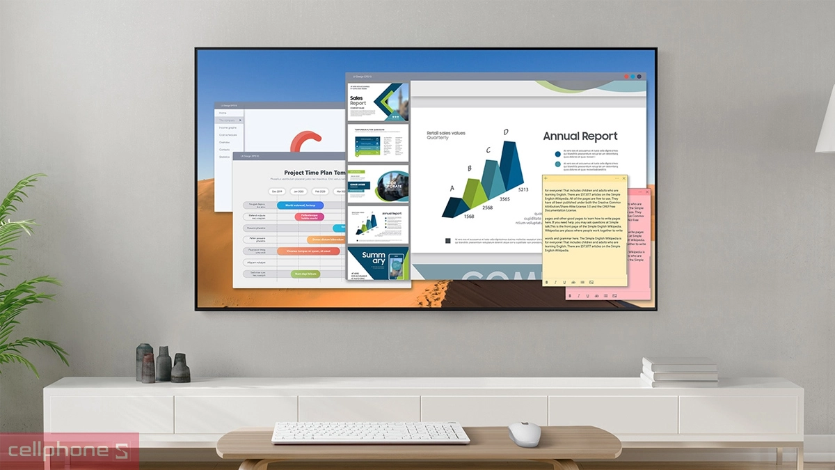  TV 32 inch hỗ trợ chuẩn VESA để treo tường