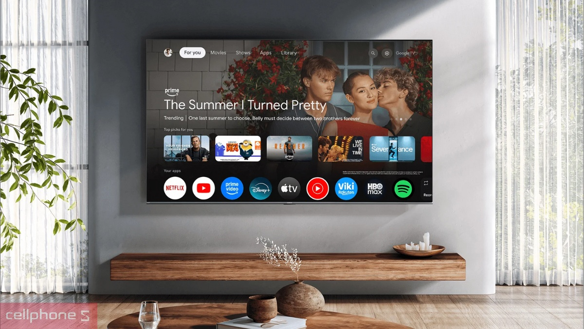 Hệ điều hành Tivi 75 inch