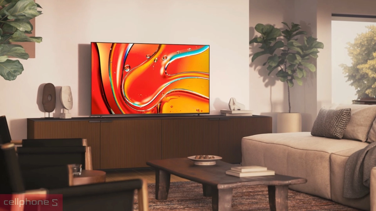 Tivi 75 inch phù hợp với không gian nào