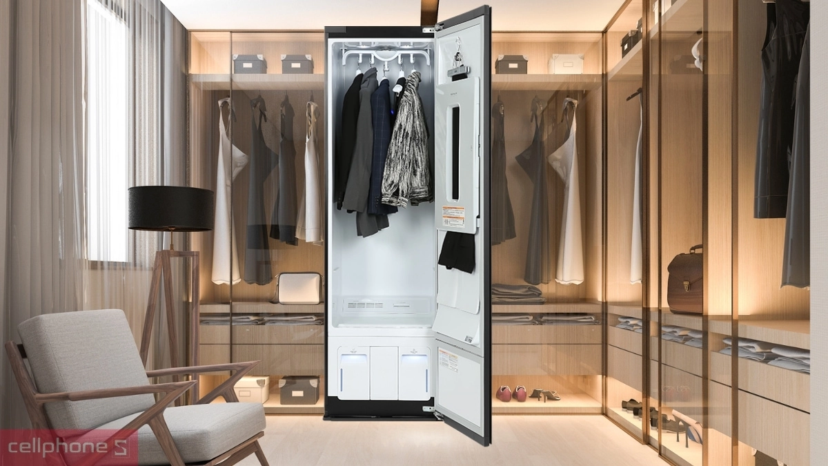 Chế độ tủ chăm sóc quần áo thông minh LG Styler 5 móc Inverter S5GOC