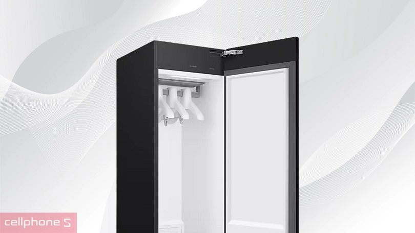 Công nghệ tủ chăm sóc quần áo thông minh Samsung Bespoke 3 móc DF18CB8600ERSV