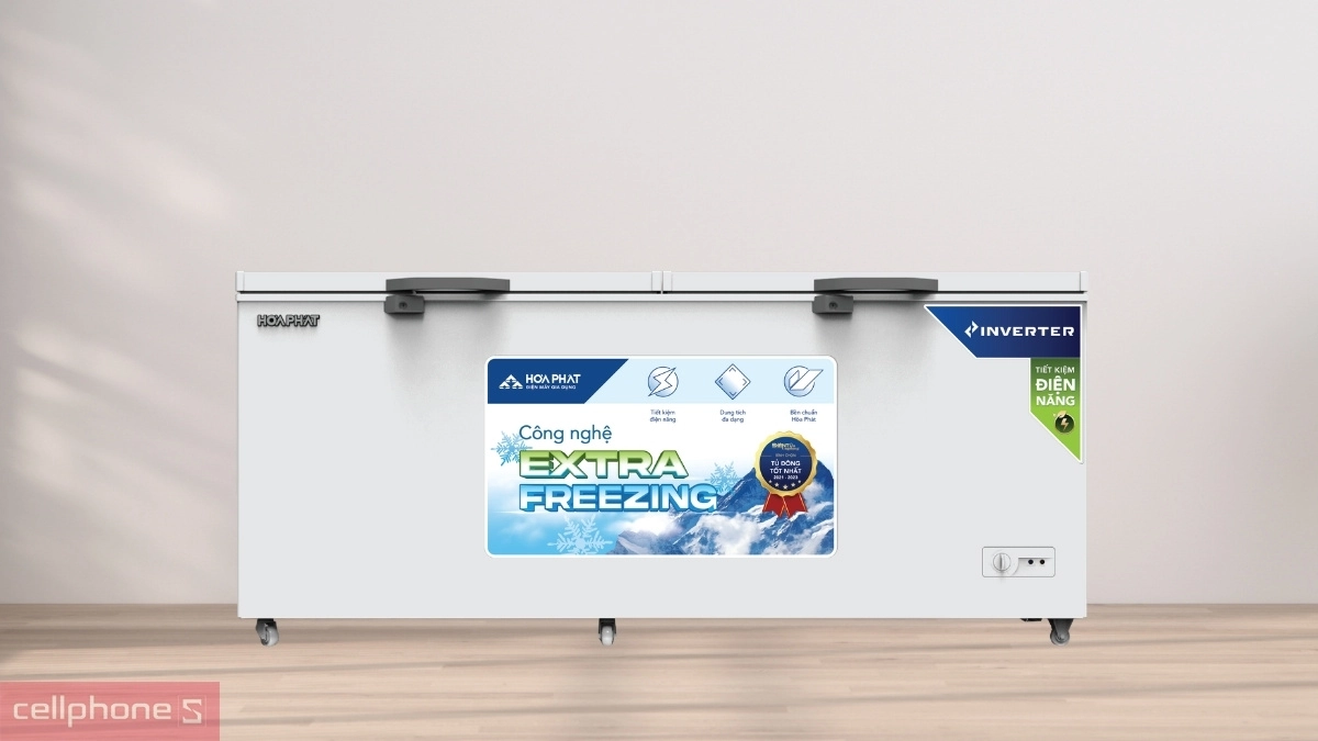 Thiết kế tủ đông Hòa Phát Inverter 783 Lít (HPF-AD8783)