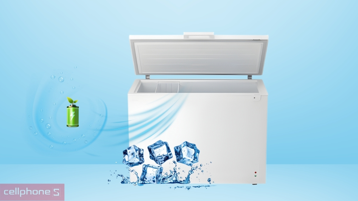 Công nghệ Inverter tủ đông LG Inverter 291L 2025 C30WH