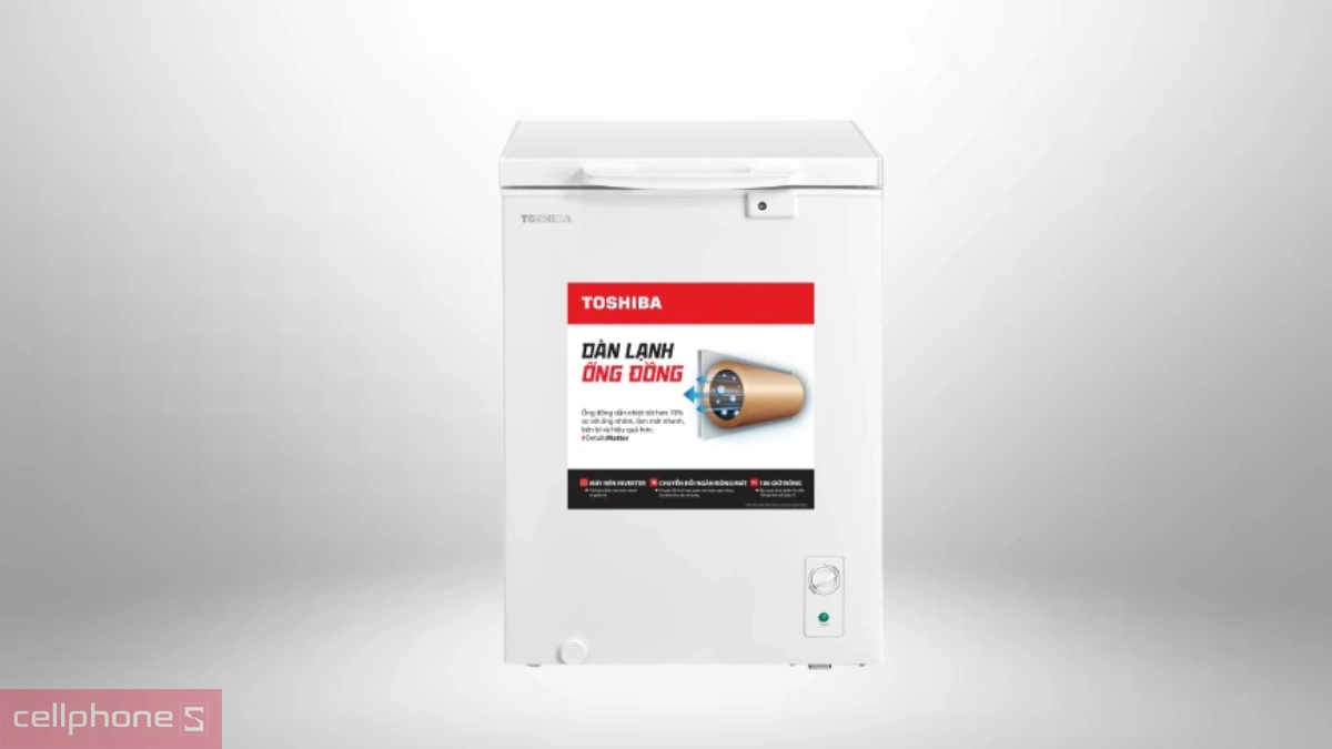 Thiết kế tủ đông Toshiba Inverter 143 lít GR-RC185CM-PMV (01)