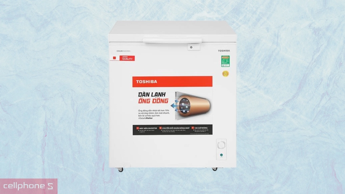 Thiết kế tủ đông Toshiba Inverter 201 lít GR-RC265CM-PMV(01)