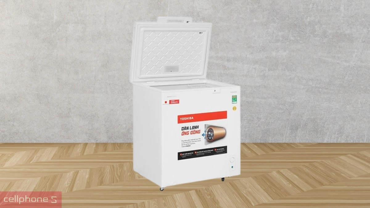 Khoang chứa tủ đông Toshiba Inverter 201 lít GR-RC265CM-PMV(01)
