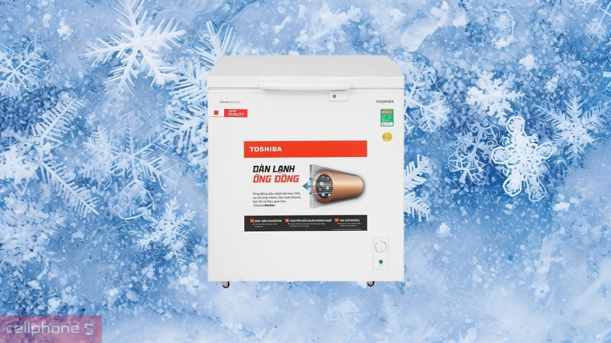 Hiệu quả làm lạnh tủ đông Toshiba Inverter 201 lít GR-RC265CM-PMV(01)