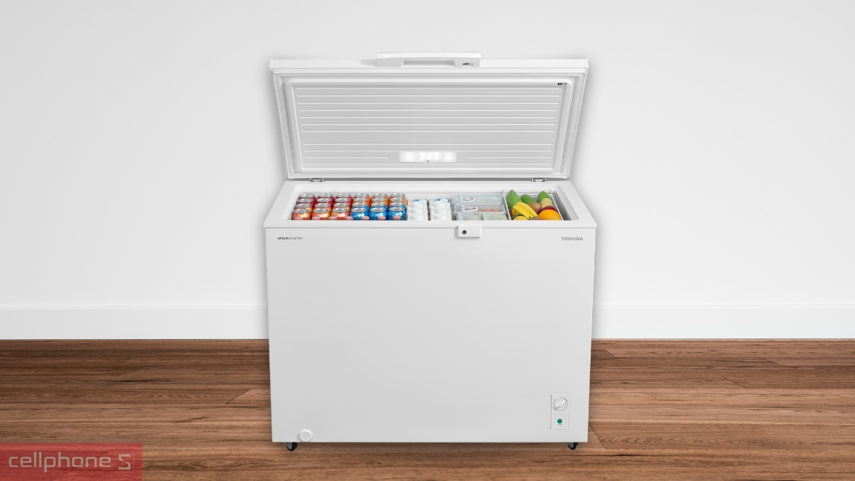 Công nghệ Inverter tủ đông Toshiba Inverter 293 lít GR-RC390CM-PMV(01)