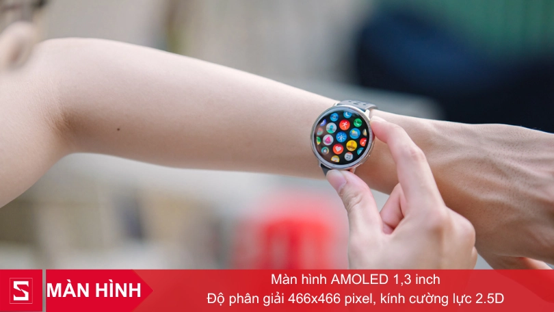 Màn hình AMOLED 1,32 inch sắc nét