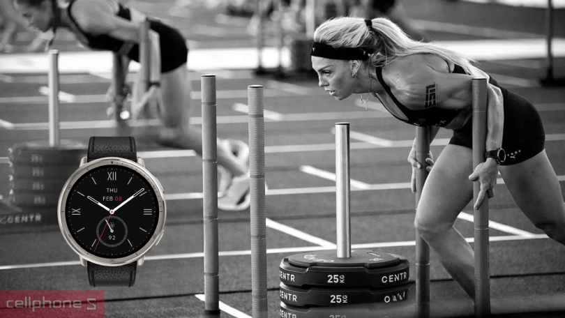 Pin, khả năng sạc của đồng hồ thông minh Amazfit Active 2 Premium Sapphire dây da