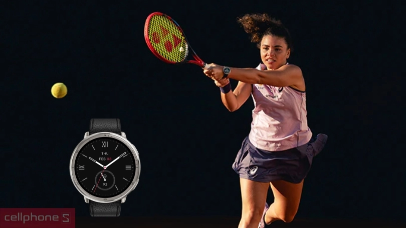 Ưu điểm đa dạng chế độ luyện tập của đồng hồ thông minh Amazfit Active 2 Premium Sapphire dây da