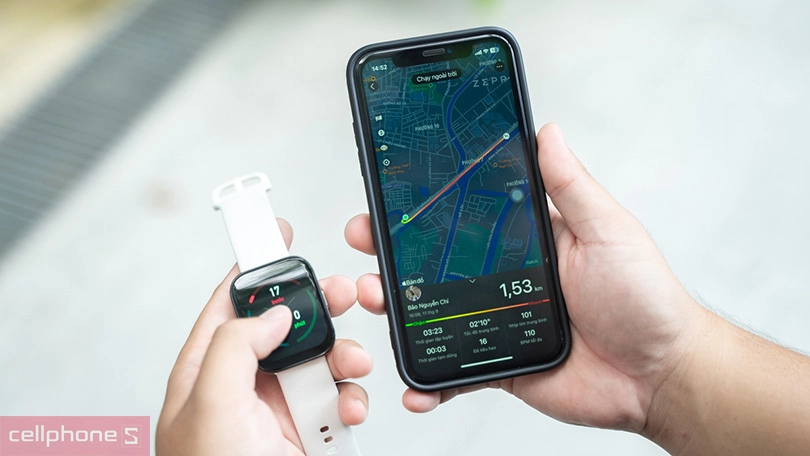 Tích hợp tính năng BioTracker cùng với định vị vệ tinh