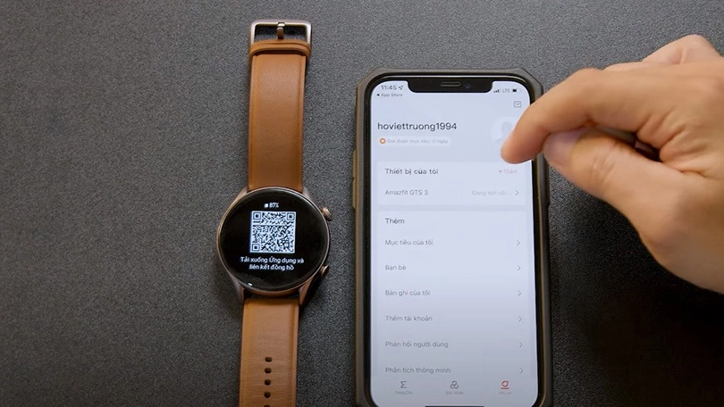 Cách kết nối đồng hồ thông minh Amazfit GTR 3 Pro với app