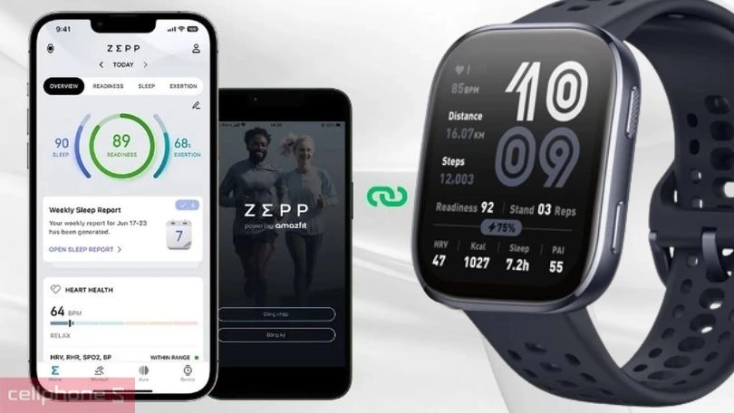 Hướng dẫn kết nối đồng hồ thông minh Amazfit Bip 6 với điện thoại