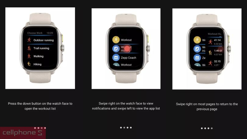 Hướng dẫn cách sử dụng đồng hồ thông minh Amazfit Cheetah Square 2 qua thiết bị di động