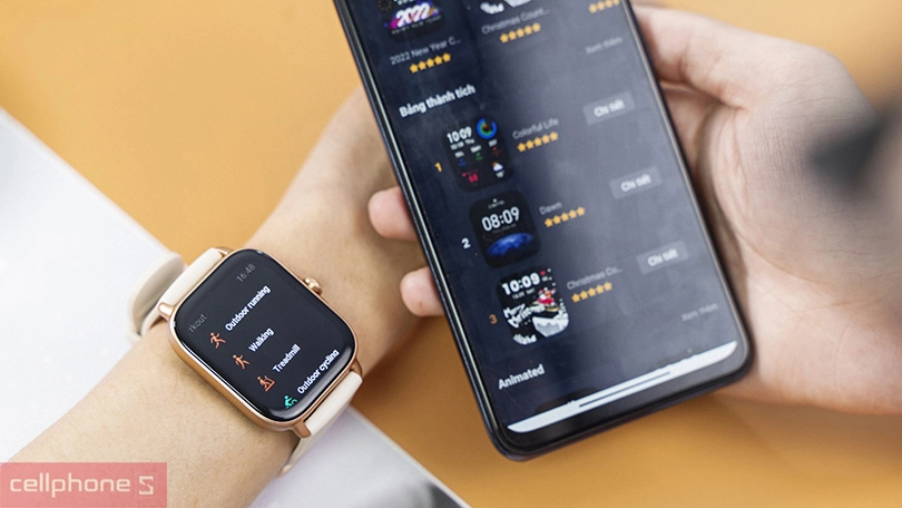 Đồng hồ Amazfit GTS 3 – Thiết kế sang trọng và hiện đại