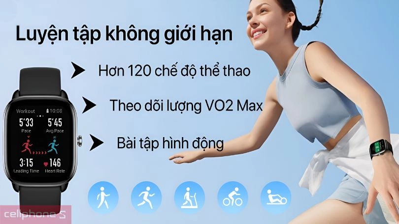 Top đồng thông thông minh Amazfit GTS đáng mua hiện nay