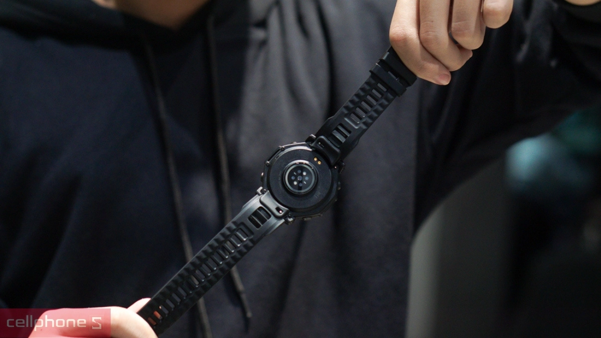 Dây đeo, chất liệu hoàn thiện của đồng hồ thông minh Amazfit T-Rex 3 Pro