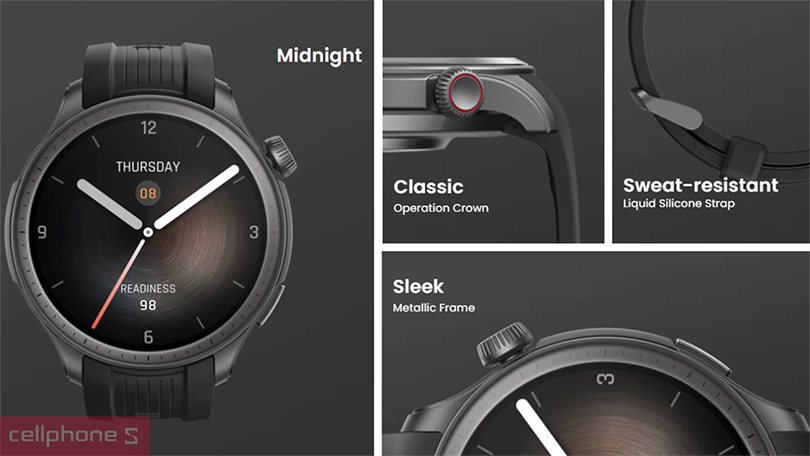 Đồng hồ thông minh Amazfit Balance dây silicon - Thời trang, công năng mạnh mẽ