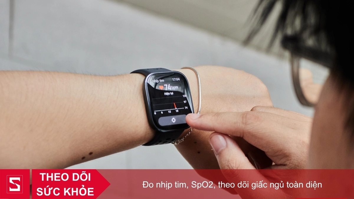 Cảm biến trên đồng hồ thông minh Amazfit Bip 6
