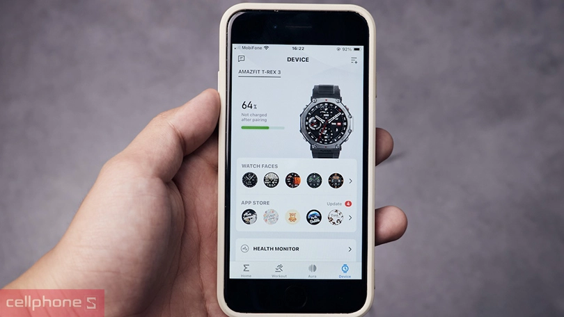 Hướng dẫn kết nối Amazfit T-Rex 3 với app