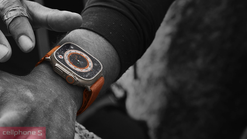Apple Watch Ultra 49MM (4G) - Viền Titan Dây Vải Cỡ Nhỏ