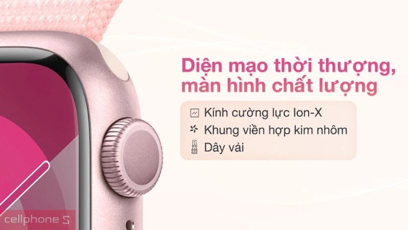 Vì sao nên mua Apple Watch Series 9 45mm (4G) viền nhôm dây vải?