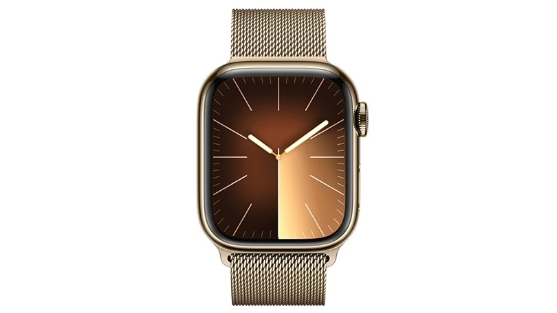 Thiết kế Apple Watch Series 9 45mm (4G) viền thép dây thép